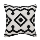 Axyaa Geometric Tufted Cushion Cover, Black and White, Home Decor, 45x45cm, 30x50cm