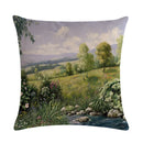 Axyaa Countryside Scenery Cushion Cover, for Stylish Sofa Decor