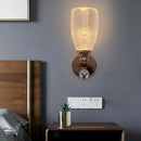 Axyaa Gold LED Wall Lamp for Living Room Bedroom Minimalist Luxury Fixtures