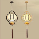Axyaa Chinese Lantern Chandelier for Dining Room Teahouse Bedroom Hotel Creative Lamps