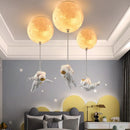 Axyaa Astronaut Moonlight Bubble Chandelier for Kids Room