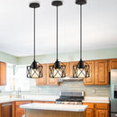 Axya Loft Cage Pendant Lamp: Modern Nordic Vintage Retro Industrial Hanging Light