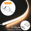 Axyaa 0.5m/1m U-type Aluminum Profiles for LED Strip Lights