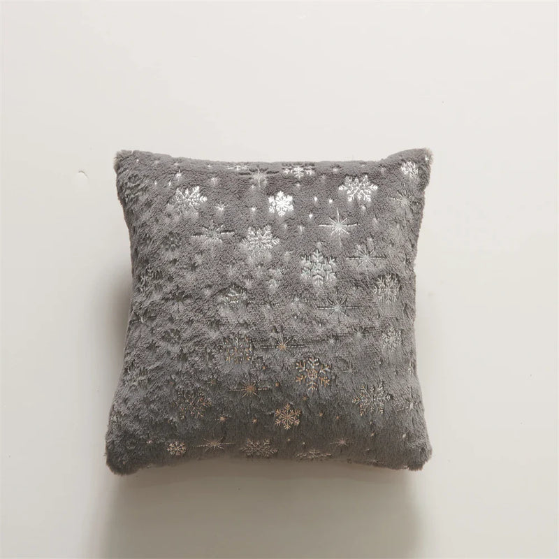 Axyaa Christmas Pillow: 18x18 Nordic Home Decorative Plush Cushion