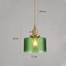 Axyaa Glass Pendant Lamps Modern Hanging Lights for Home Decor, Japanese LED Lustre Pendente