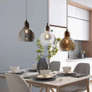 Modern Nordic Glass Pendant Light by Axyaa - E27 LED Hanging Lamp for Indoor Decoration