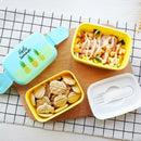 Axyaa Kid Mini Bento Box Double Layer Lunch Box Food Container