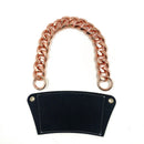 Axyaa Portable Glass Bottle Holder Strap PU Leather Beverage Cover