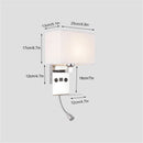 Axyaa Wall Lamp with Phone Holder & Switch