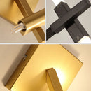 Axyaa Minimalist Nordic Gold Black Wall Light Sconces with G9 Bulb