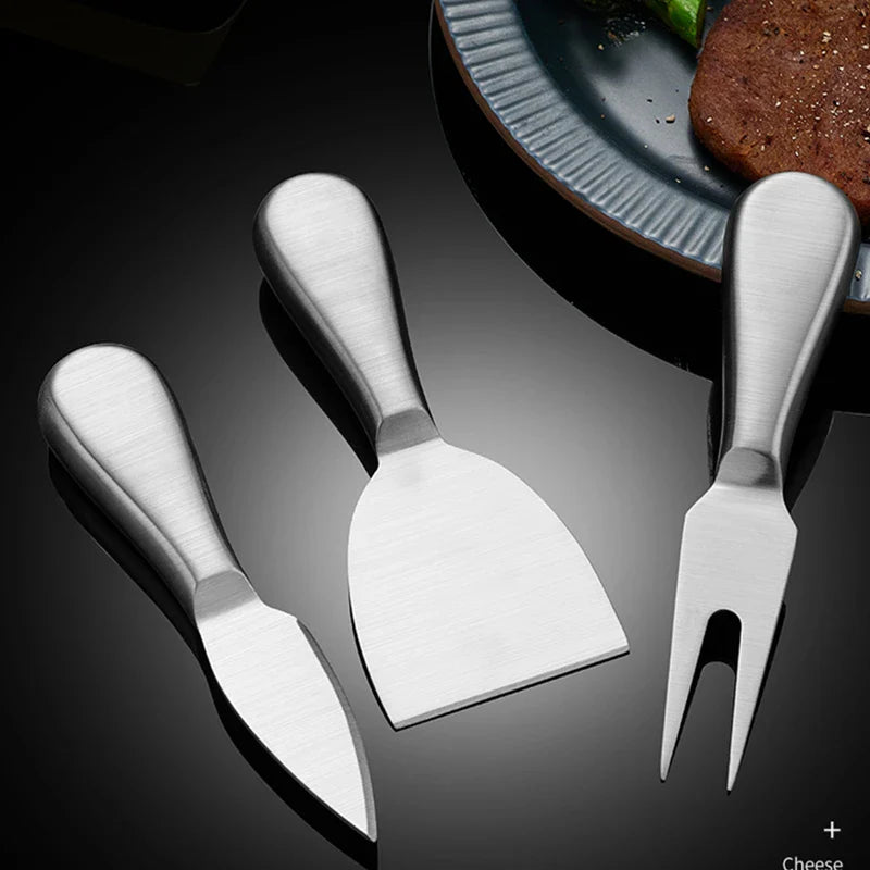 Axyaa Cheese Butter Knife Spatula Scraper Fork Sandwich Cutter Kitchen Accessories