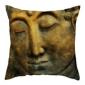 Buddha Pattern Throw Pillow Cover by Axyaa for Home, Car, Sofa Décor