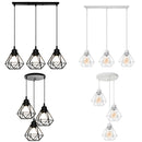Axyaa Iron Frame Pendant Lamp for Modern Indoor Lighting