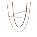 Axya Glass Tube Pendant Light for Living Room, Restaurant, and Stairwell