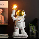 Axyaa Astronaut Table Lamp: Modern Resin Space Man LED Wall Light