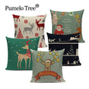 Axyaa Christmas Bed Linen Pillowcase Set for Home Decor and Gifts