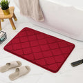 Memory Foam Bath Mat by Axyaa | Super Absorbent Bathroom Rug | Soft & Quick Dry