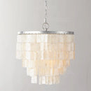 Axyaa Murano Shell Chandelier for Bedroom Foyer Living Room Kitchen Dining Area