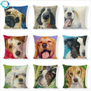 Axyaa Dog Breed Printed Pillow Cover 45X45cm