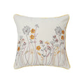 Axyaa Yellow Dandelion Floral Pillow Cover for Home Decor