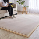 Axyaa Coral Fleece Tatami Floor Mat for Soft Bedroom Living Room Rugs