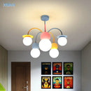 Axyaa Nordic Kids Cartoon Chandelier LED Pendant Light, AC 220V
