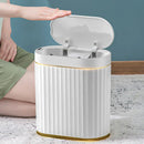 Axyaa Smart Sensor Trash Can Light Luxury for Kitchen Bathroom Living Room