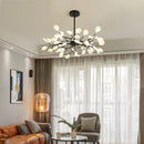 Axyaa Modern G4 LED Iron Chandelier - Stylish Tree Branch Lamp for Home Decor