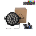 Axyaa LED Par Lights 18x18W RGBWA+UV DMX512 Professional Stage Dj Equipment