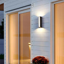 Axyaa LED Outdoor Wall Light Waterproof Sconce 4W Black Aluminum for Porch Garden