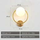 Axyaa Nordic Black Brass Wall Lamp - Modern Luxury Indoor LED Light