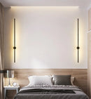 Axyaa Black LED Wall Sconce Modern Living Room Bedroom Lamparas