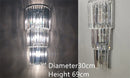 Axyaa Crystal Wall Lamp: Luxury Gold/Silver Sconce for Living Room & Home Decor