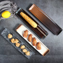 Axyaa Ceramic Long Plate for Sushi Snacks & Desserts