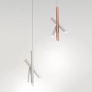 Axyaa Rose Gold Tubes Pendant Light | Modern Designer Lamp