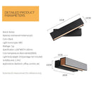 Axyaa Modern Nordic 7W LED Wall Lamp with Touch Switch & 3-CCT Rotation
