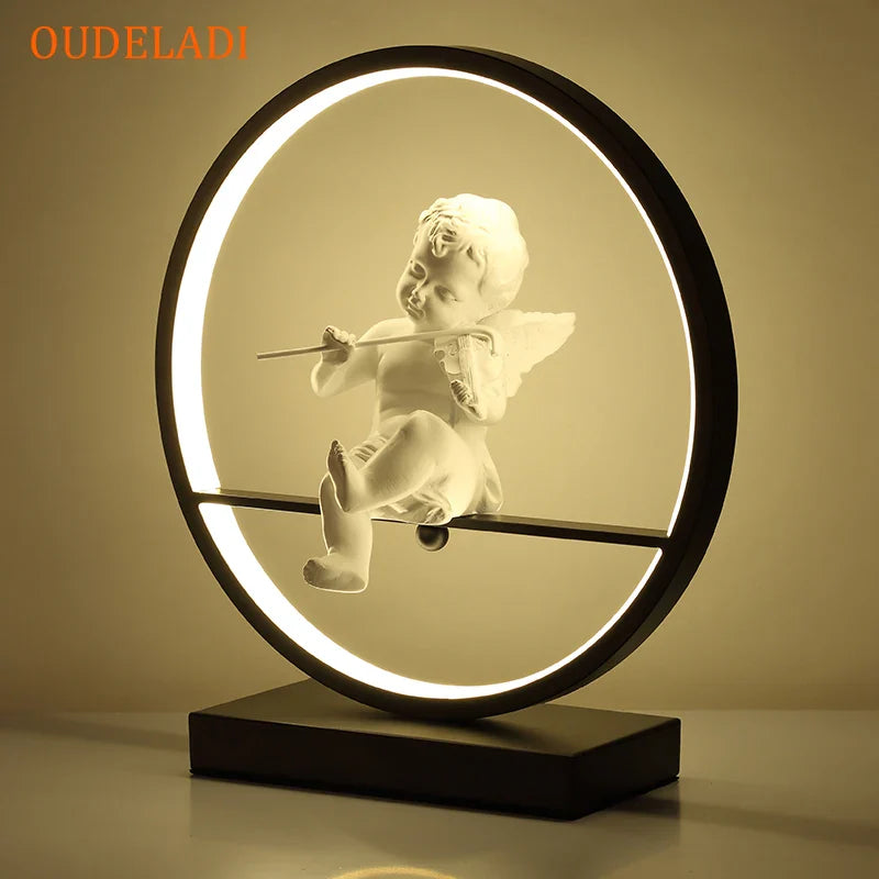 Axya Angel Bird LED Table Lamp for Romantic Home Decor