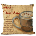 Axyaa Coffee Beans Cushion Cover - 45x45CM