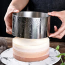Axyaa Stainless Steel Round Mold for Tiramisu & Mousse Cake Decorating