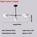 Axyaa LED Chandelier: Modern Dimmable Ceiling Light for Living & Dining Room