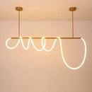 Axyaa Modern LED Pendant Lights for Living Room and Dining, 360 Degree Luminous Indoor Decorative Hanging Lamps