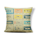 Axyaa Retro Record Camera Pillow Cover - 45X45CM