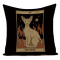 Axyaa Retro Pet Pattern Cushion Cover - Decorative Sofa Linen Pillow Case
