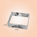 Axyaa Stainless Steel Tiramisu Mousse Cake Mold Kitchen Baking Tools