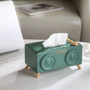 Axya Speaker-Shaped Tissue Box: Creative Desktop Storage & Decor