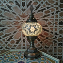 Axyaa Turkish Mosaic Table Lamp Handcrafted Glass Bed Light Night Decor