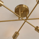 Axyaa Golden LED Smart Satellite Chandelier Ceiling Lamp – Nordic Modern Lighting