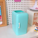Axyaa Kawaii Mini Fridge Pen Holder Desk Organizer for Home Office