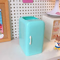 Axyaa Mini Fridge Pen Holder & Desk Organizer: Cute, Kawaii, Creative Storage Box