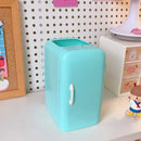Axyaa Mini Fridge Pen Holder & Desk Organizer: Cute, Kawaii, Creative Storage Box